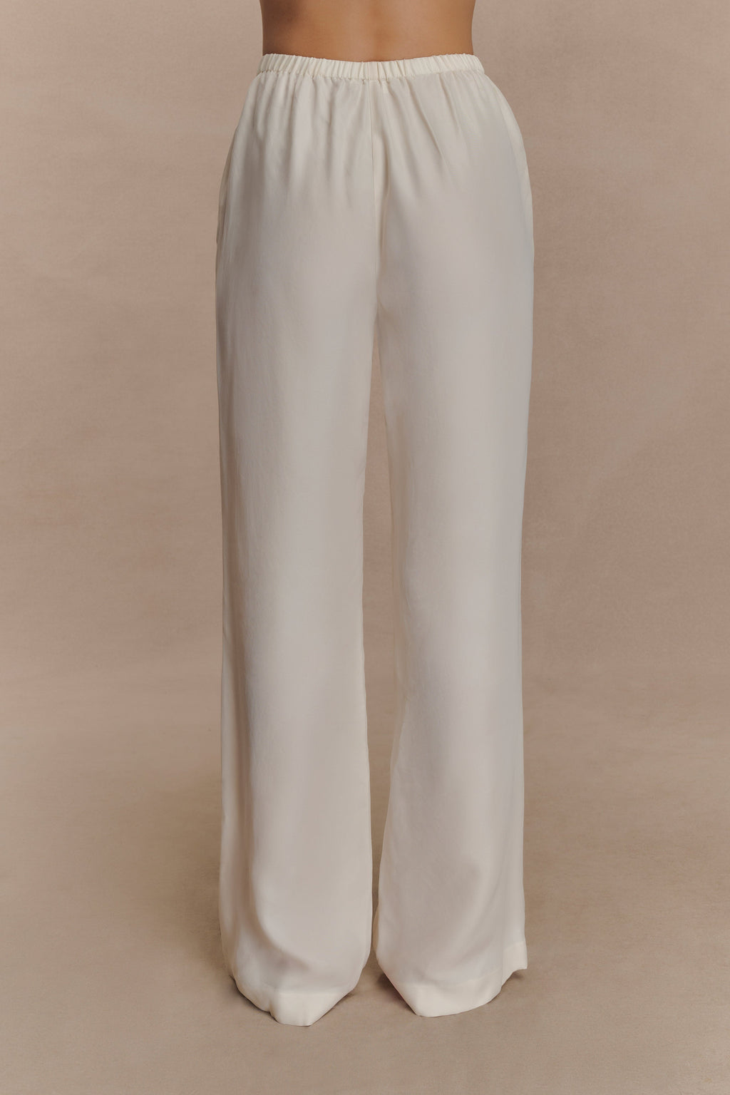 Violeta Straight Leg Trouser - Ivory