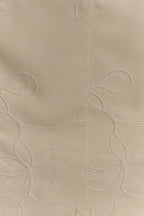 Ebony Embroidered Denim Mini Dress in Cream – Chic&Drifts