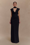 Giulia Chiffon Draped Maxi Dress
