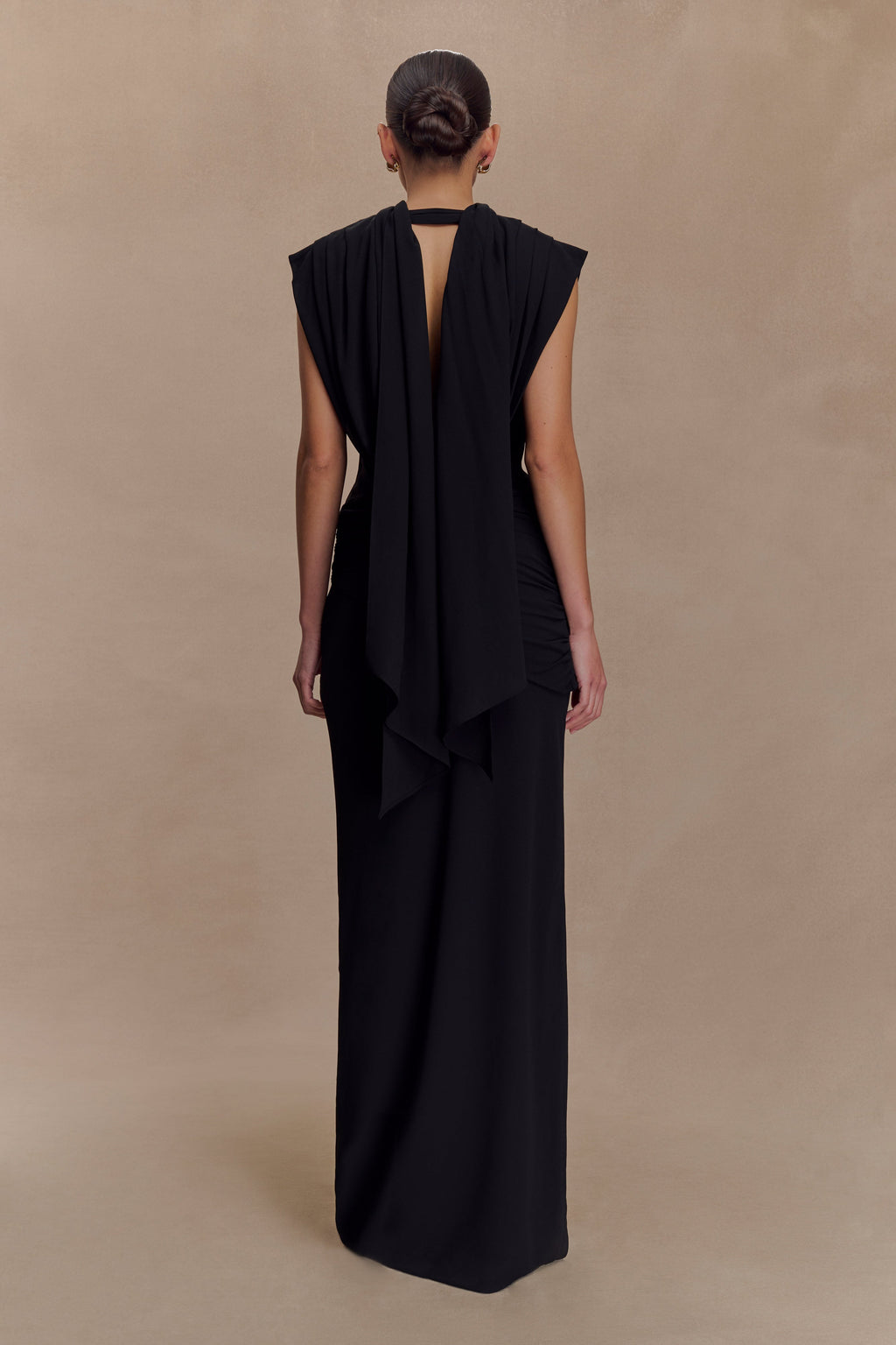 Giulia Chiffon Draped Maxi Dress