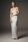 Nala Strapless Sequin Maxi Dress