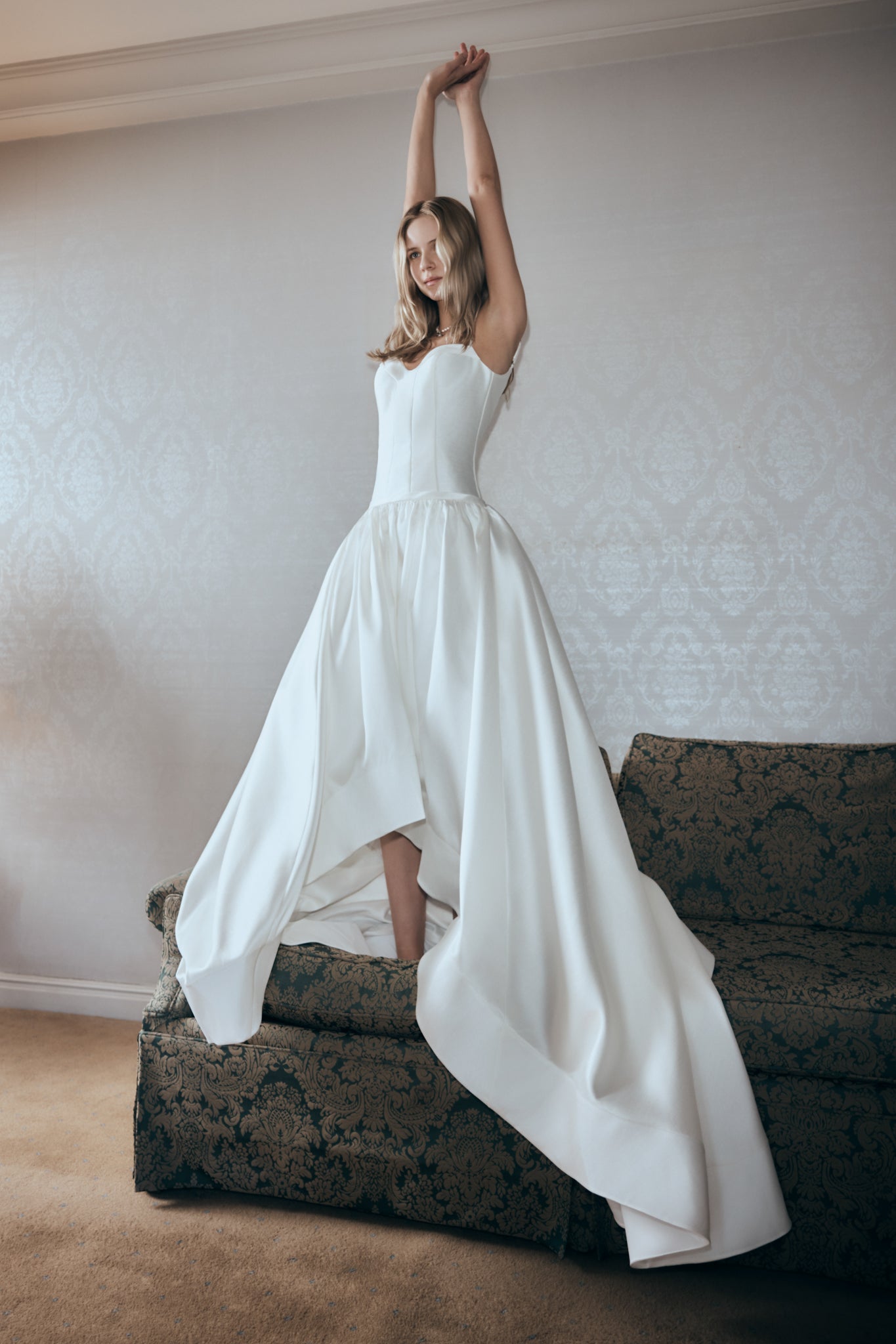 Carol Taffeta Maxi Gown