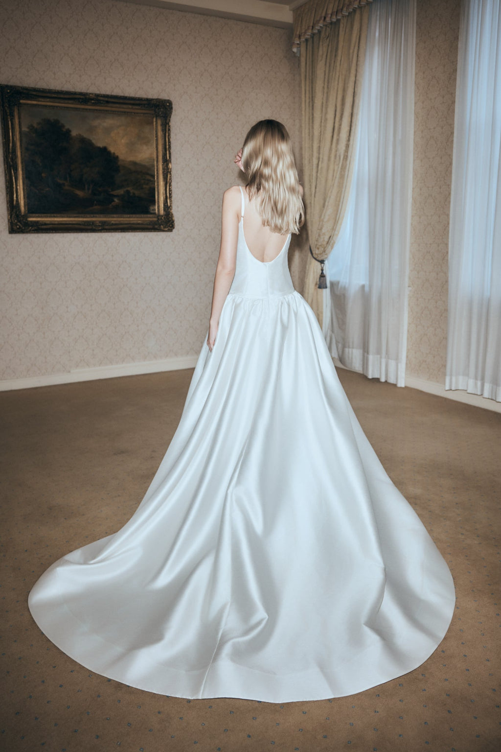 Carol Taffeta Maxi Gown