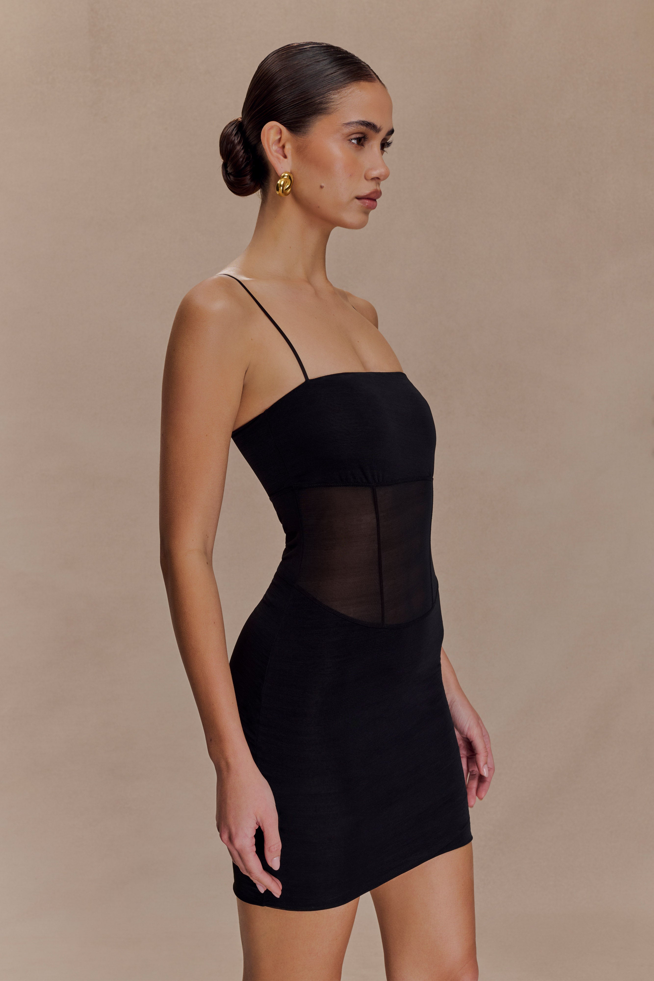 Maryk Mesh Mini Dress