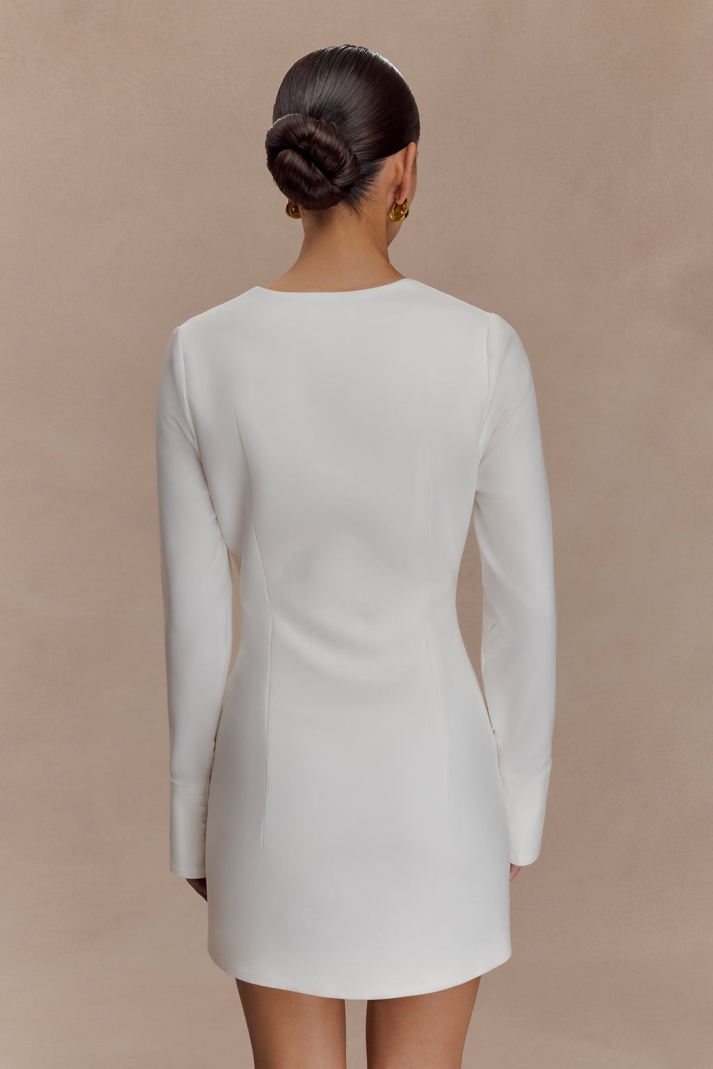 Carina Peplum Cotton Shirt Dress