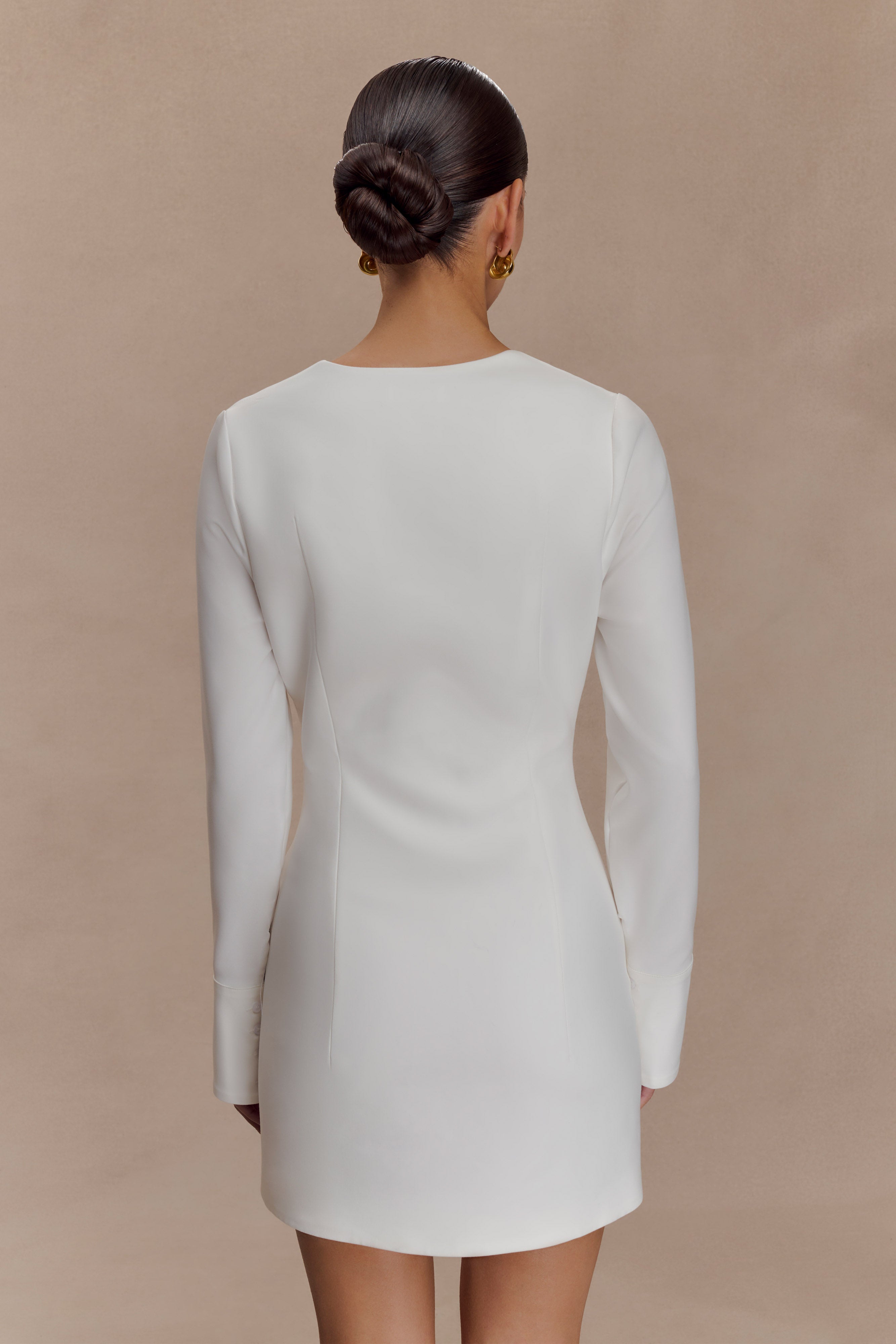 Carina Peplum Cotton Shirt Dress