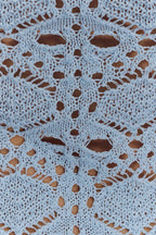 Aeline Strapless Crochet Knit Top in Sky Blue – Chic&Drifts