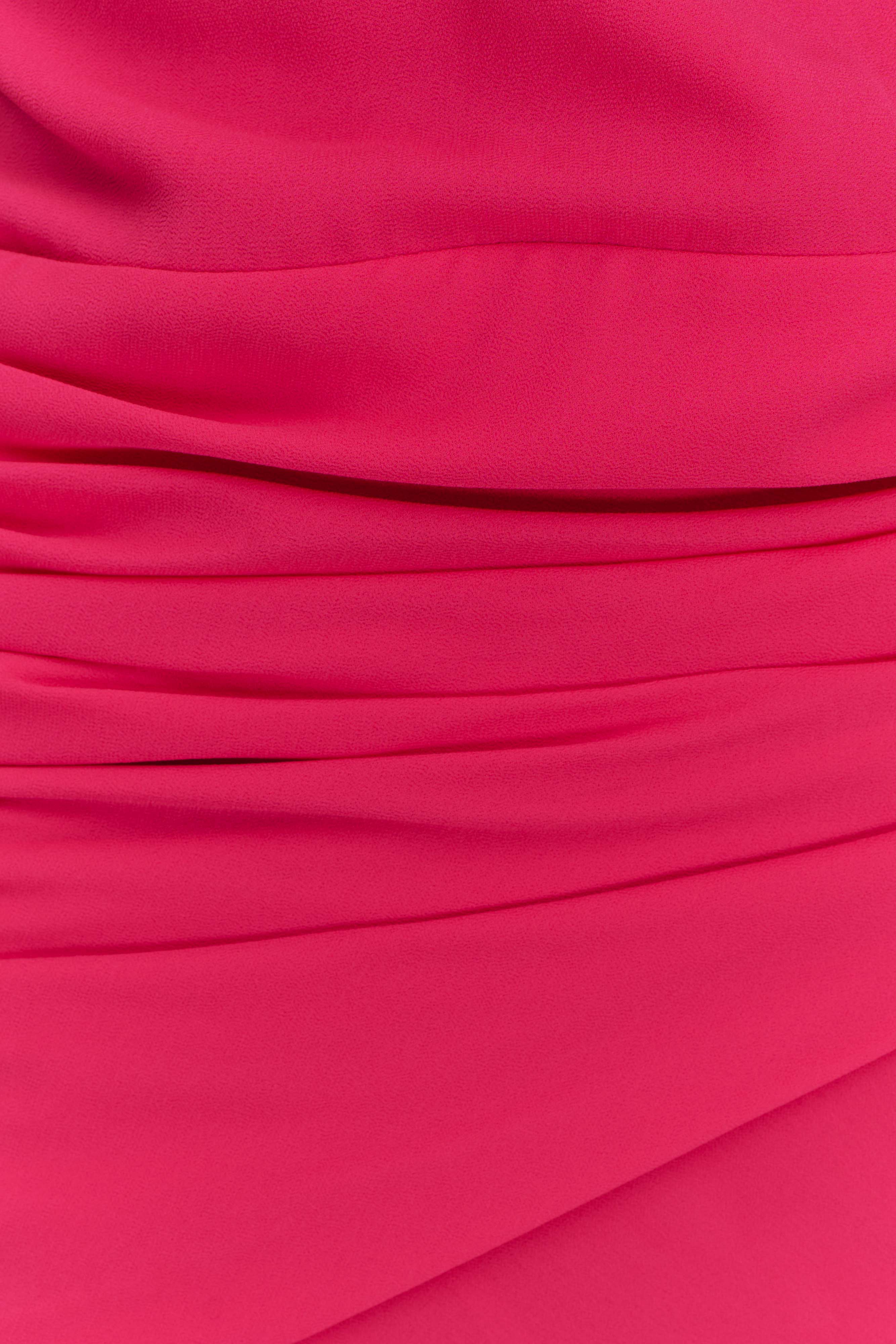 Giulia Chiffon Draped Mini Dress