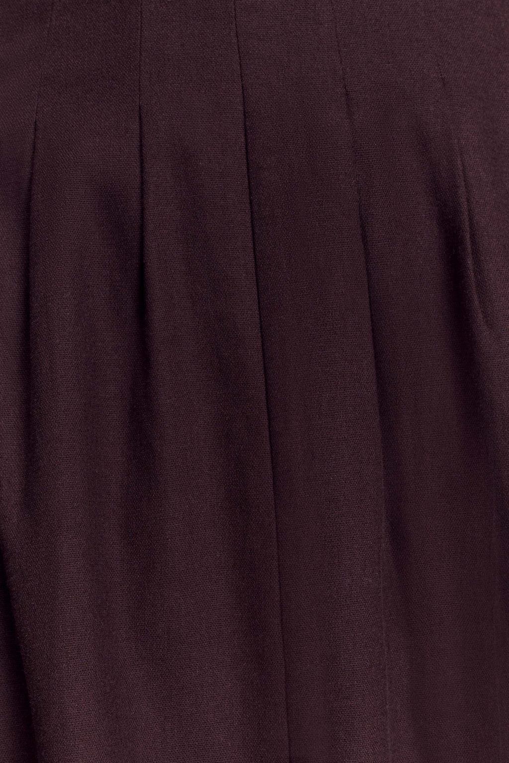 Aysha Buttoned Linen Midi Dress
