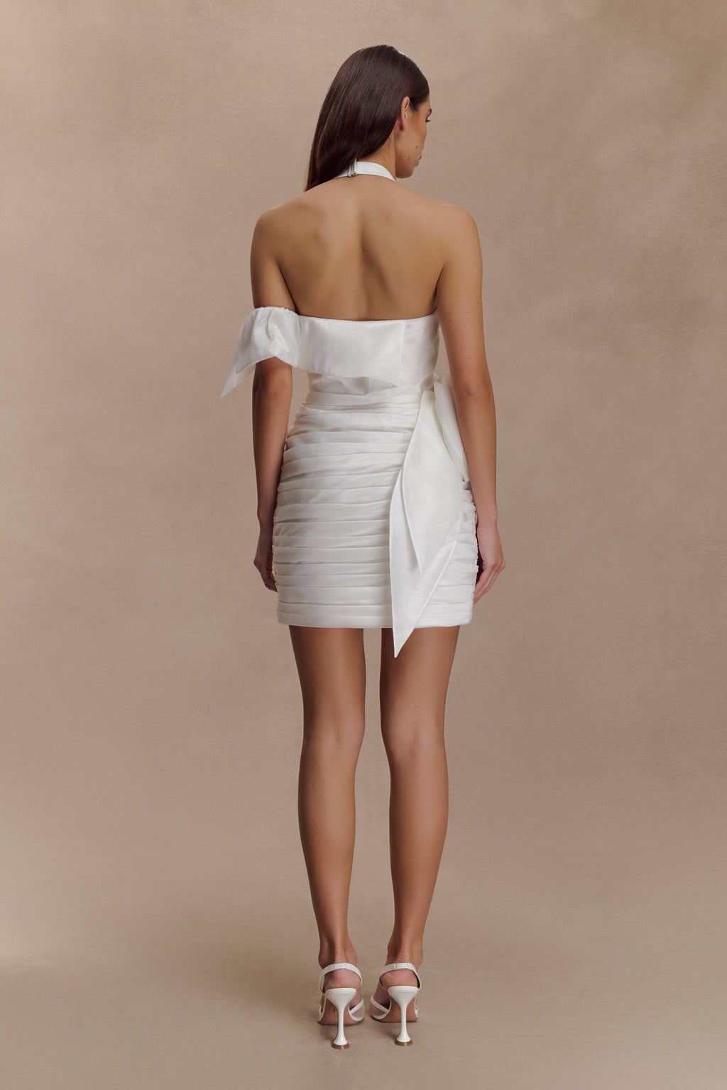 Claudine Taffeta Floral Mini Dress