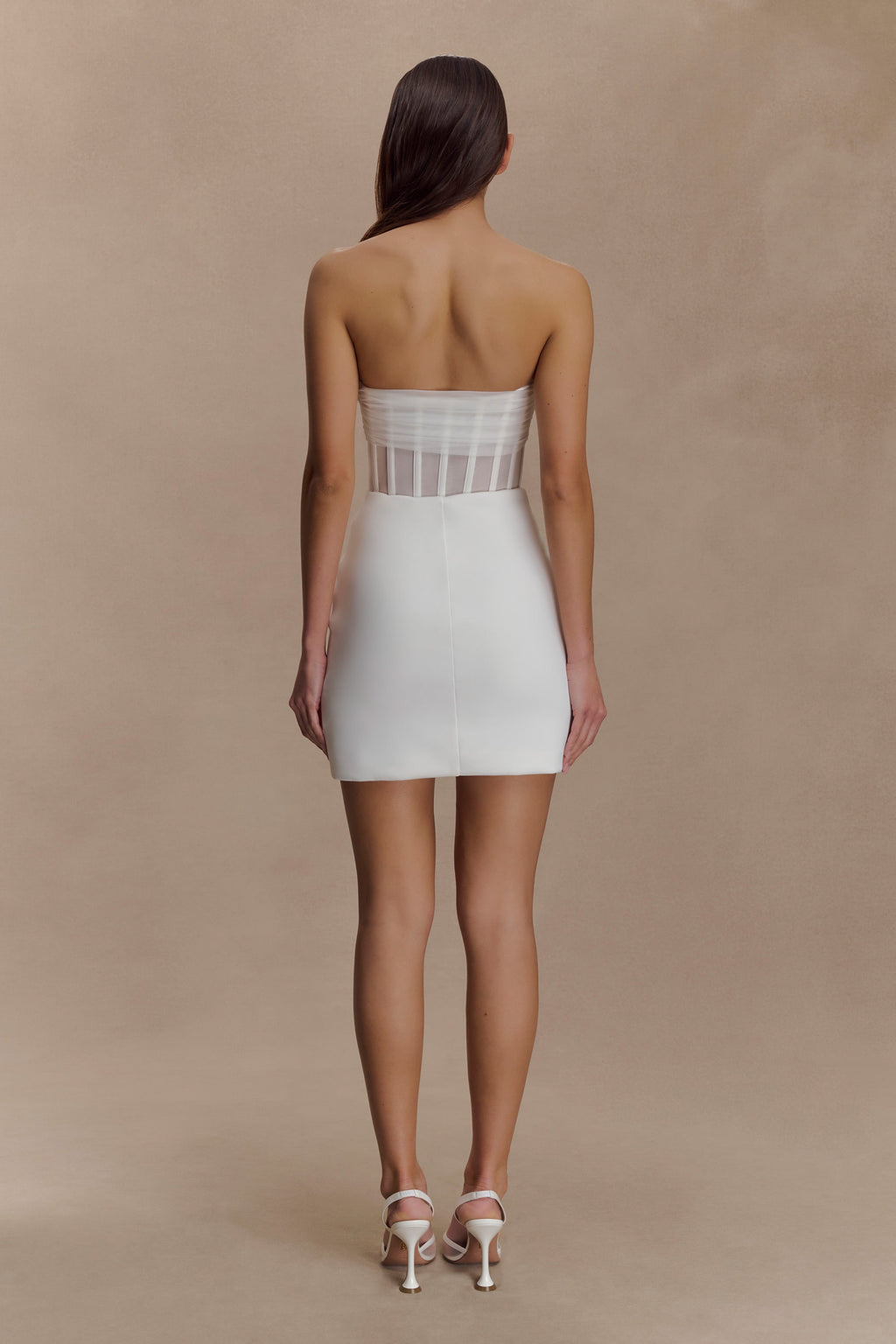 Palmer Mesh Corset Mini Dress