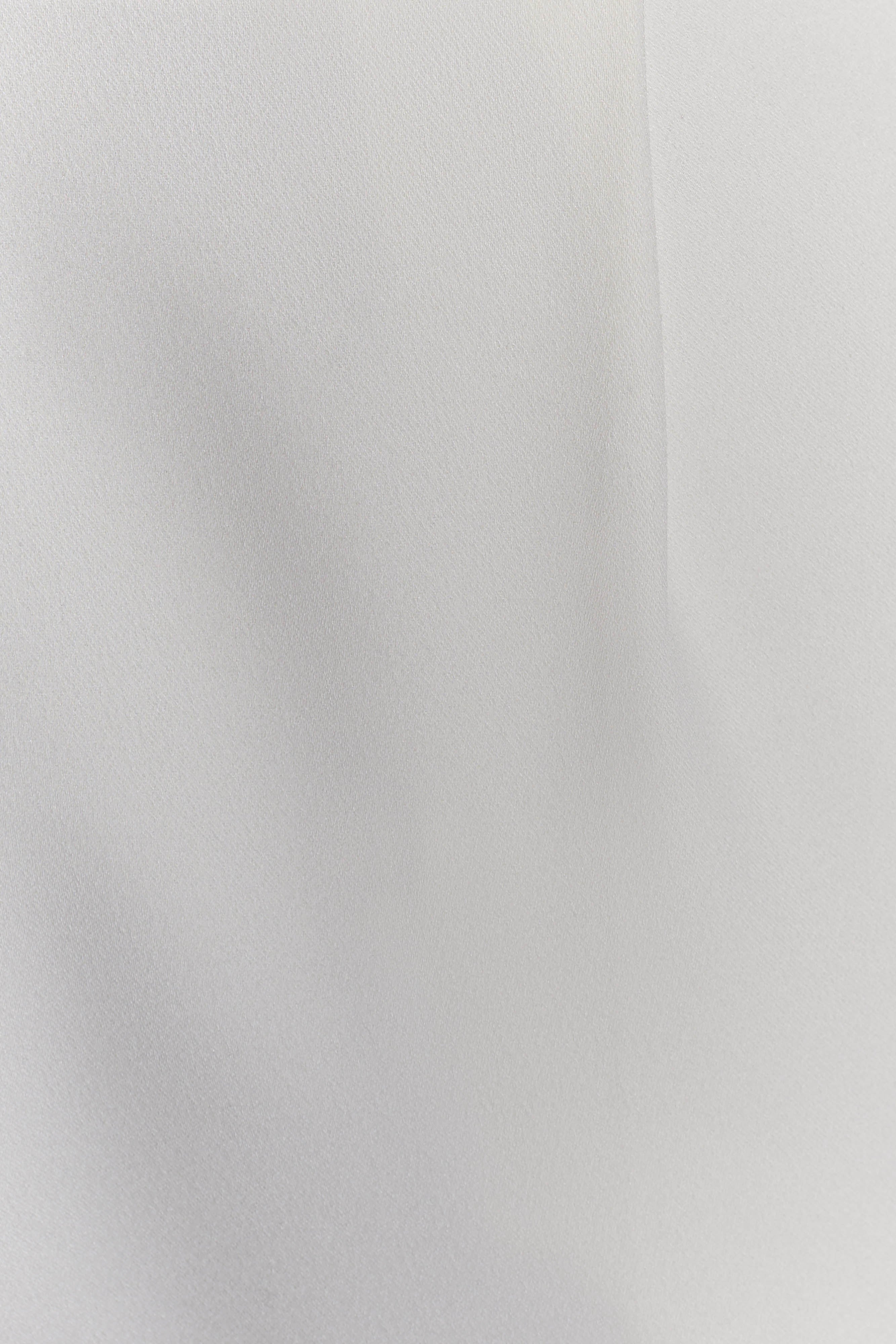 Fatima Satin Straight Leg Trouser - White