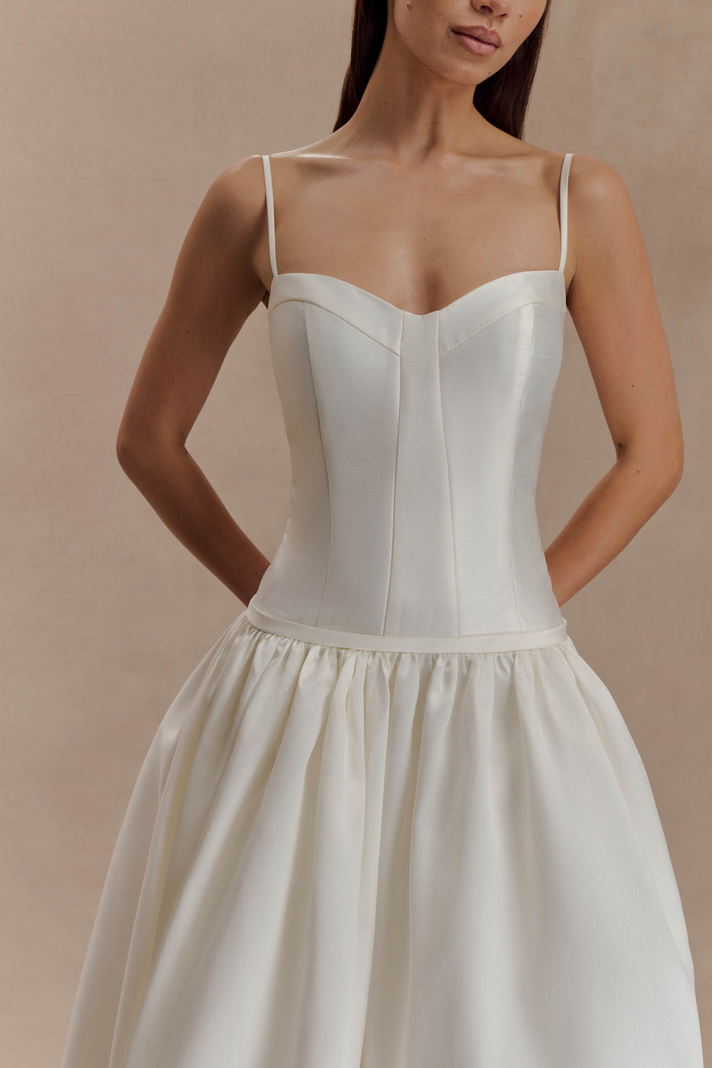 Carol Taffeta Maxi Gown