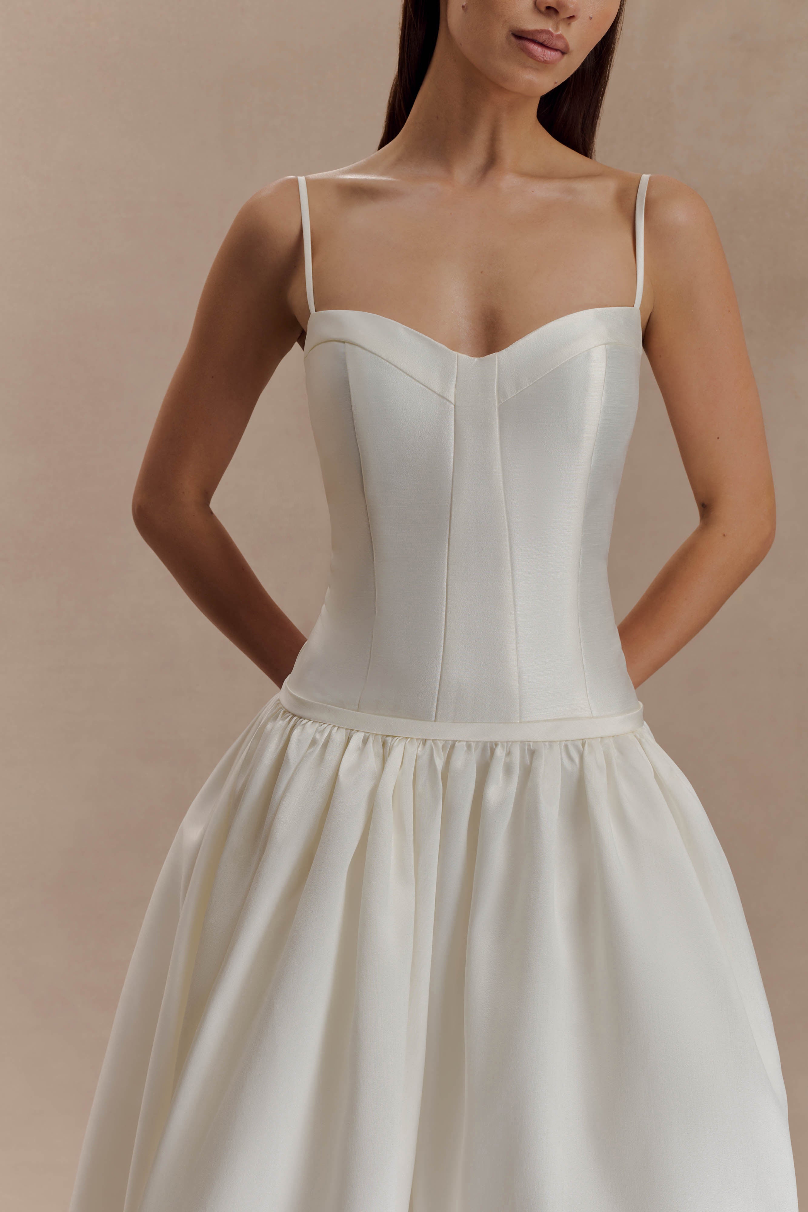 Carol Taffeta Maxi Gown