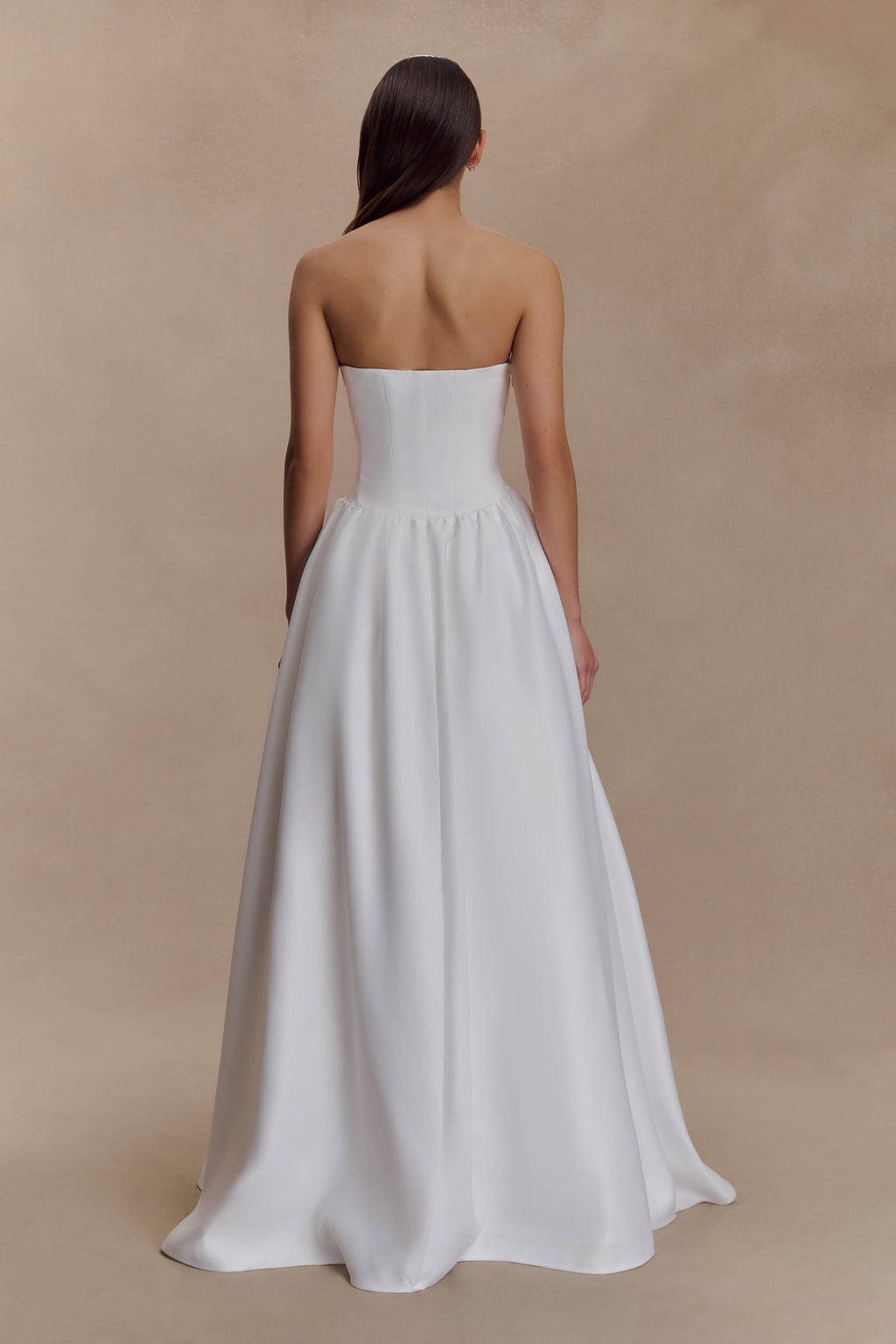 Elizabeth Strapless Corset Maxi Dress