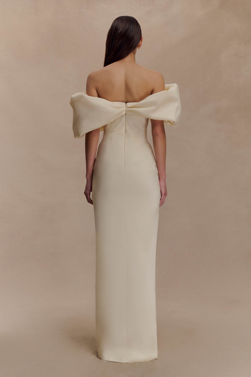 Angelica Taffeta Off Shoulder Bridal Gown