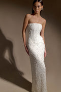 Gemma Strapless Embellished Maxi Dress