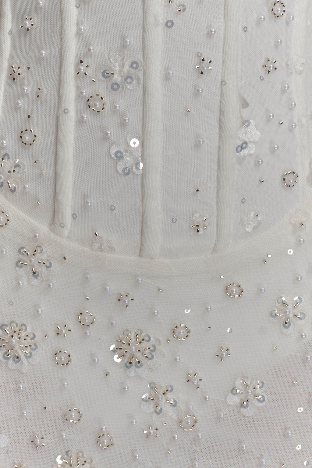 Gemma Strapless Embellished Maxi Dress in Ivory – Chic&Drifts