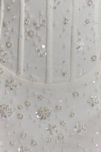 Gemma Strapless Embellished Maxi Dress in Ivory – Chic&Drifts