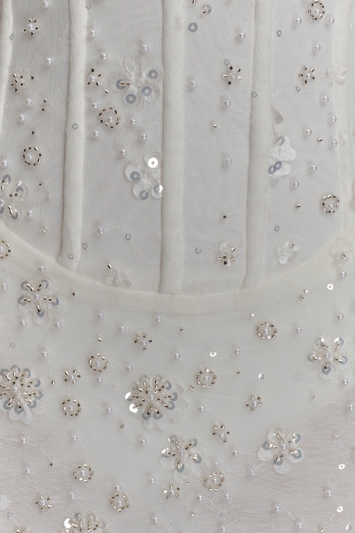 Gemma Strapless Embellished Maxi Dress in Ivory – Chic&Drifts