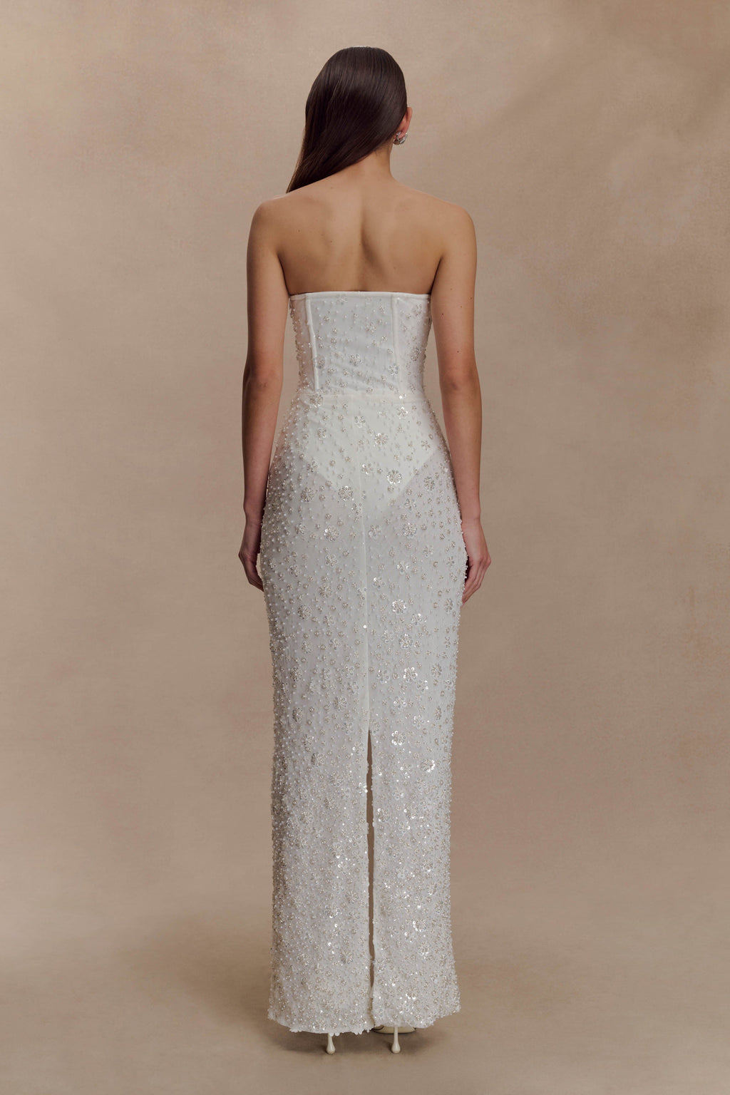 Gemma Strapless Embellished Maxi Dress