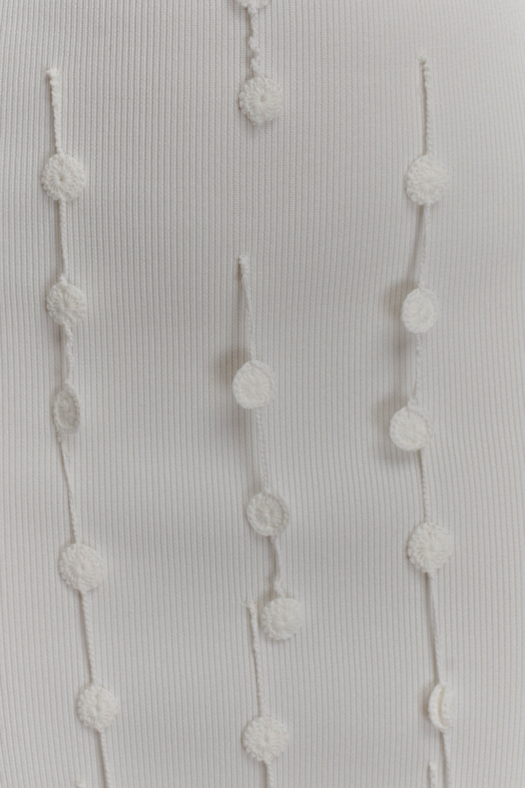 Tove Hand Knit Flower Mini Dress in White – Chic&Drifts