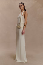 Xanthia Knit Halter Top in Ivory – Chic&Drifts