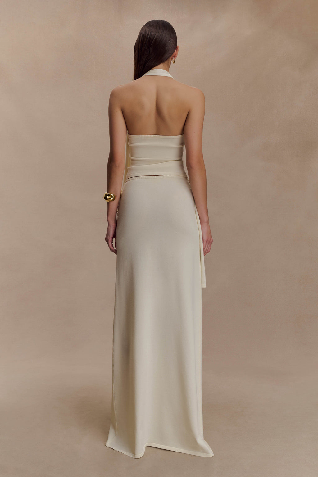 Xanthia Knit Halter Top in Ivory – Chic&Drifts