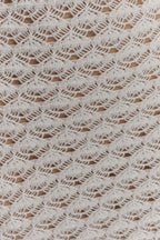 Brigid Ruffle Knit Sleeveless Dress in Ivory – Chic&Drifts