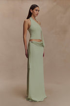 Xanthia Knit Halter Top in Pastel Green – Chic&Drifts