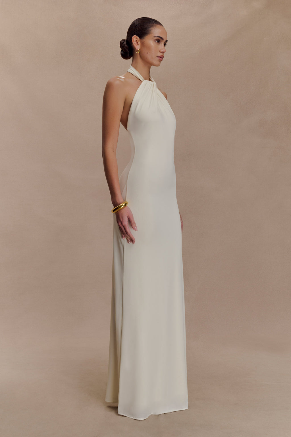 Elyna Slinky Halter Maxi Dress