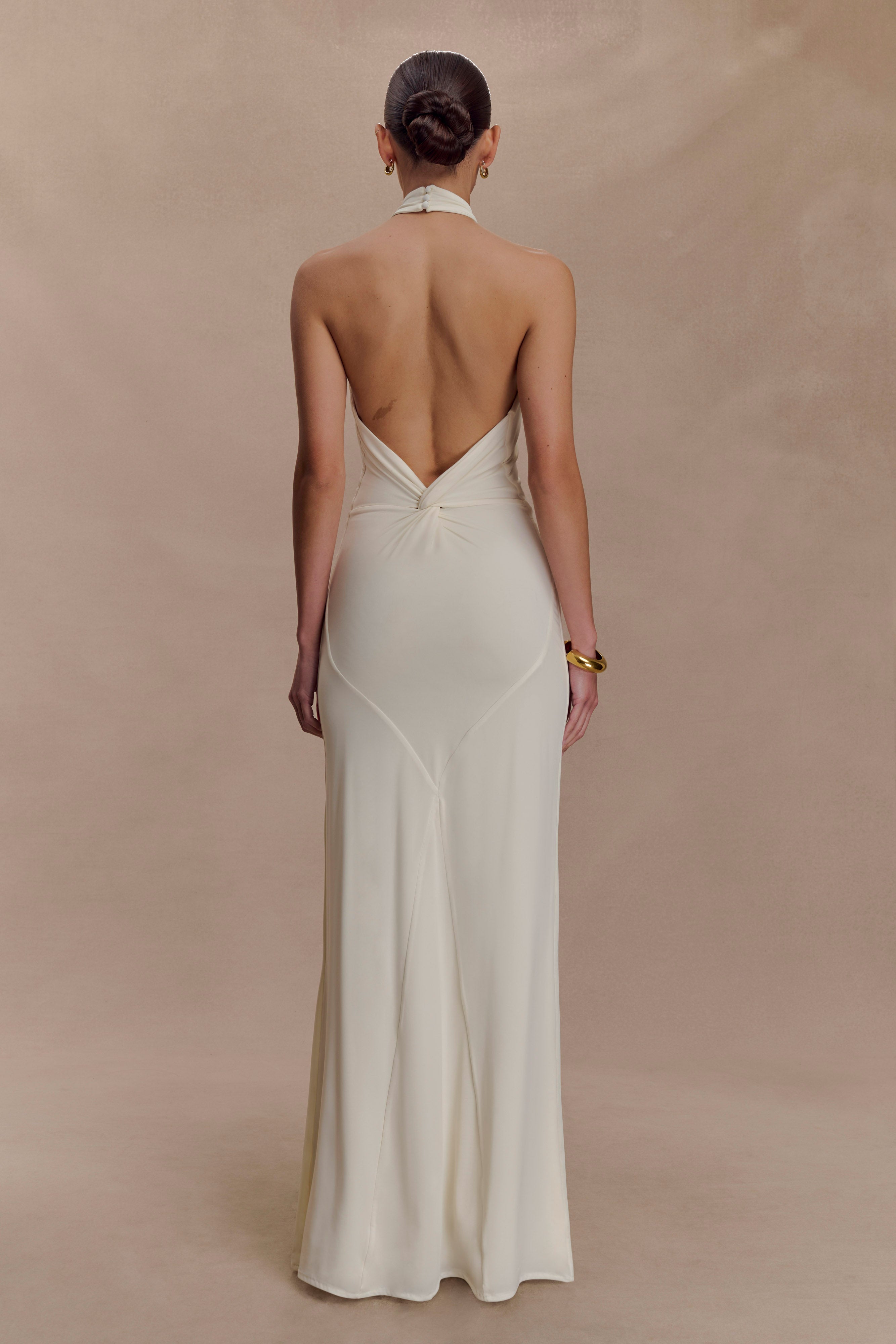 Elyna Slinky Halter Maxi Dress