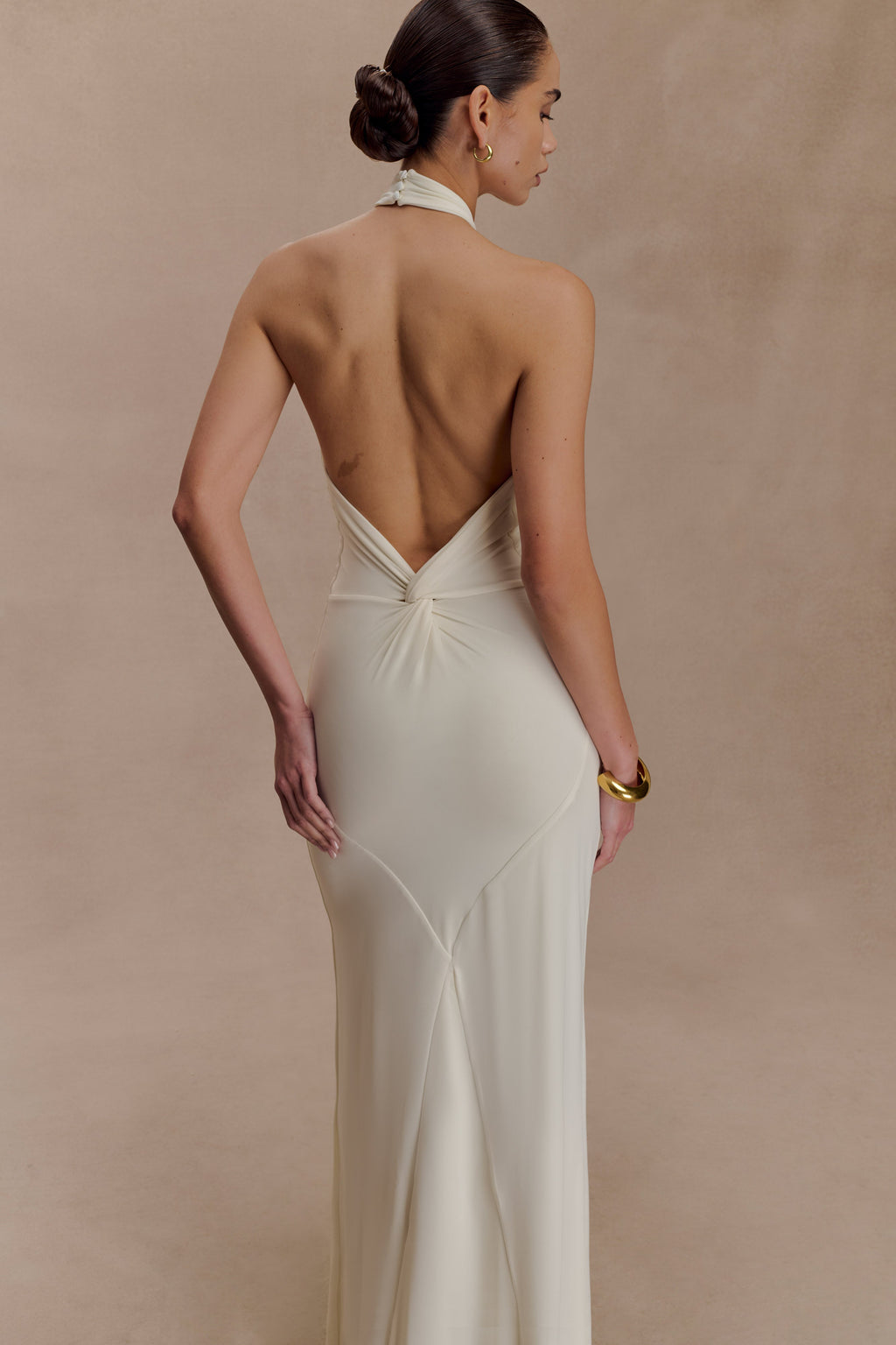 Elyna Slinky Halter Maxi Dress
