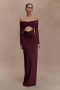 Rafaella Slinky And Mesh Maxi Dress