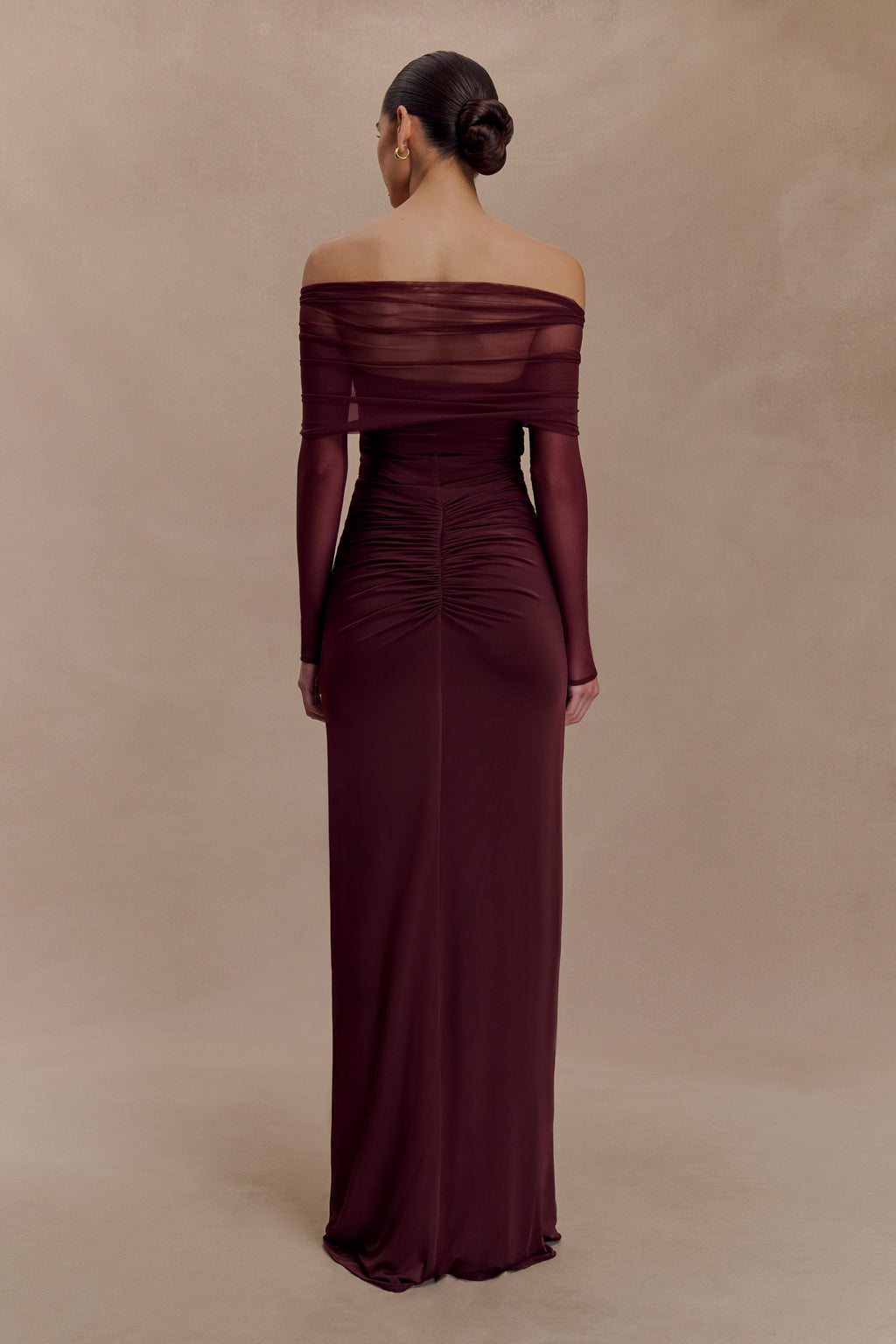 Rafaella Slinky And Mesh Maxi Dress