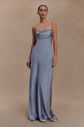 Isadora Lace & Satin Maxi Dress