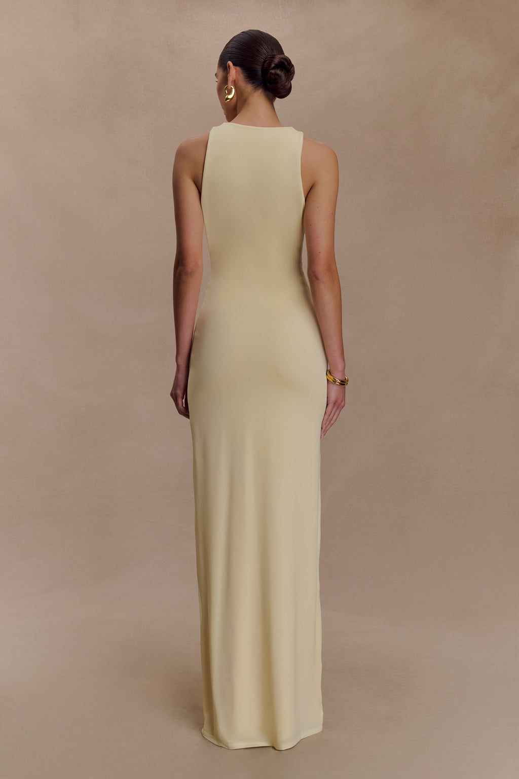 Stella Draped Slinky Maxi Dress