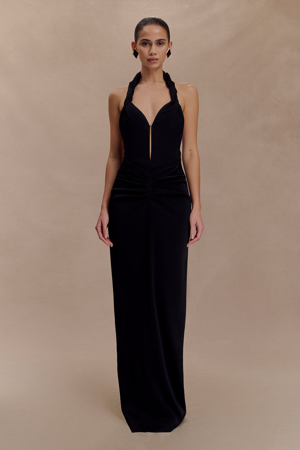 Vivianne Low Neck Maxi Dress