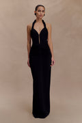 Vivianne Low Neck Maxi Dress