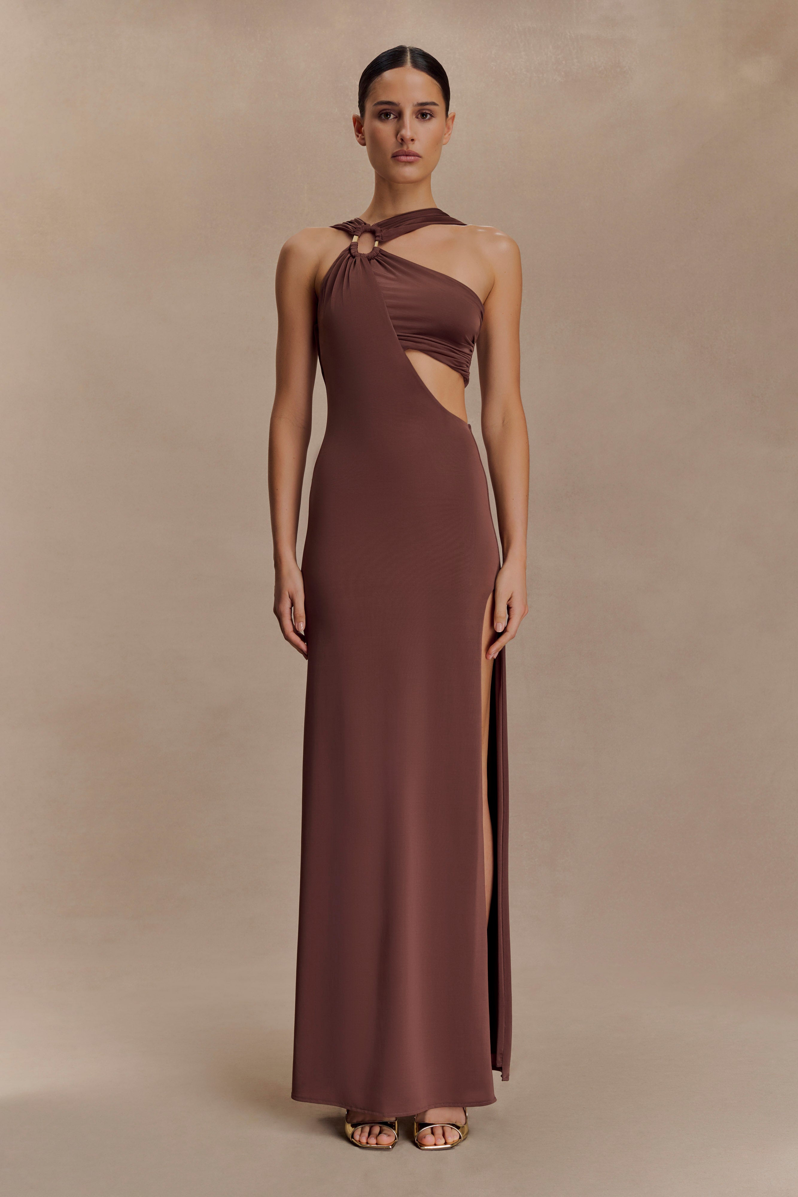 Lottie Slinky Maxi Dress With Split