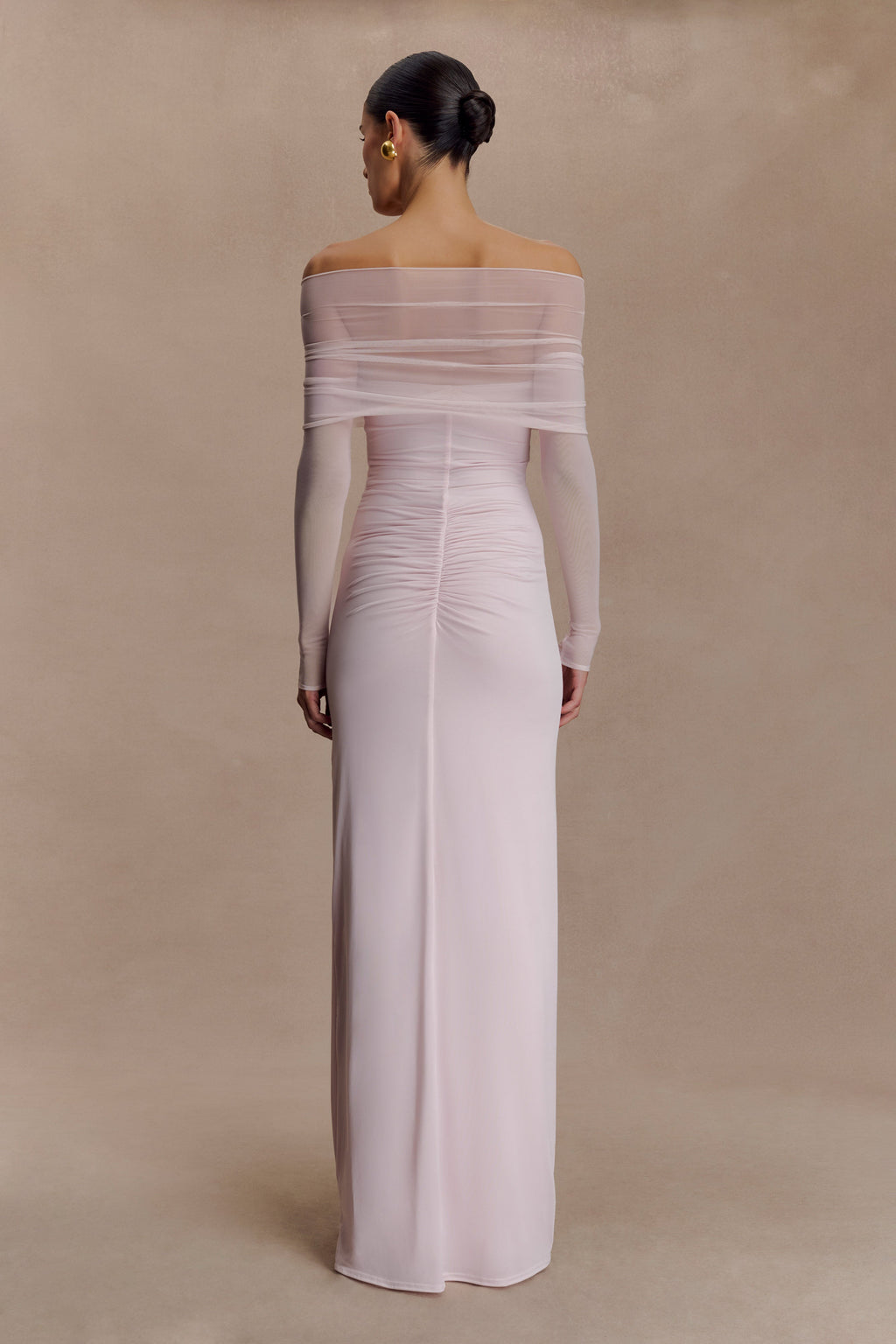 Rafaella Slinky And Mesh Maxi Dress