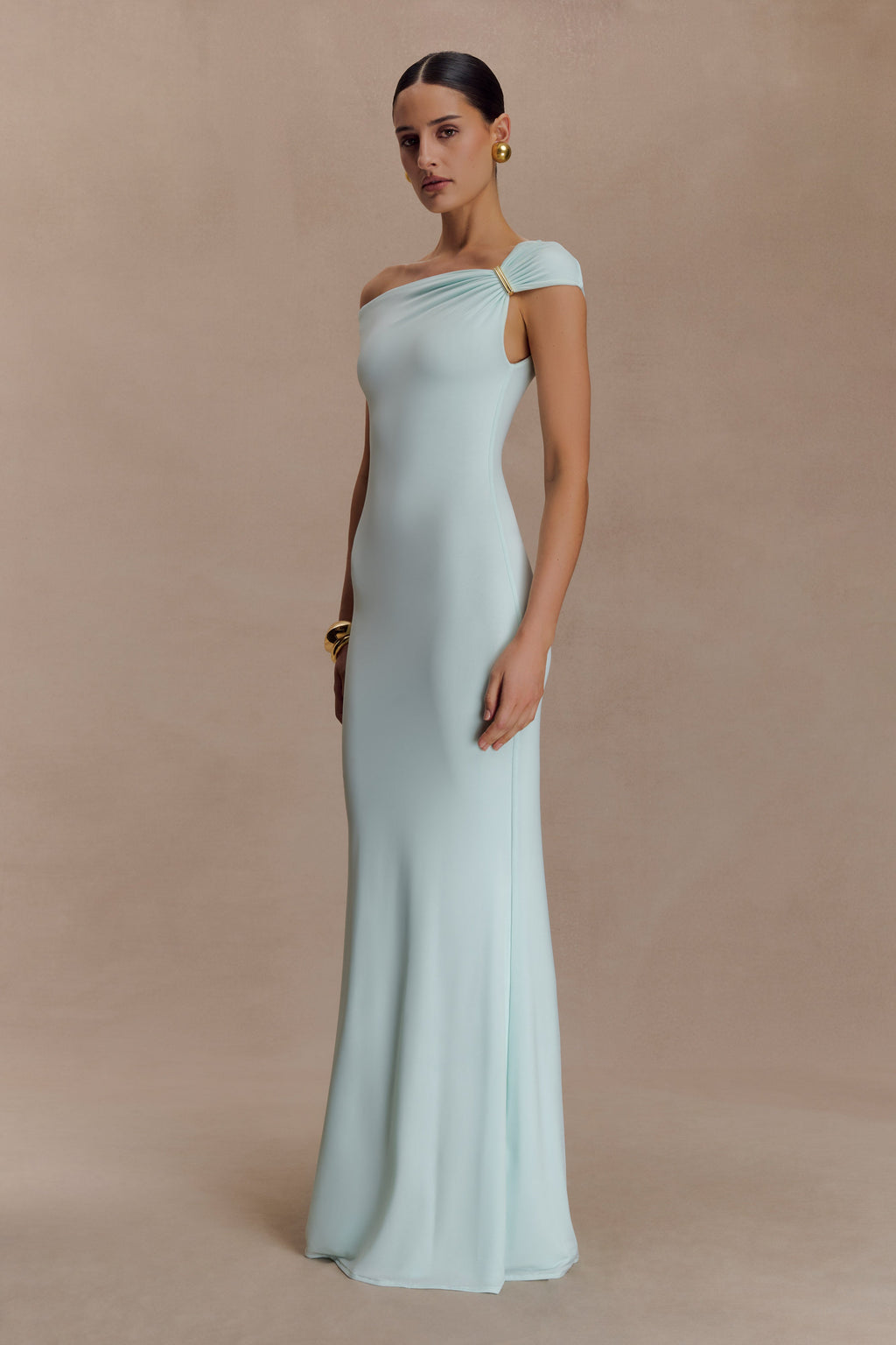 Kinsley Slinky Maxi Dress With Hardware