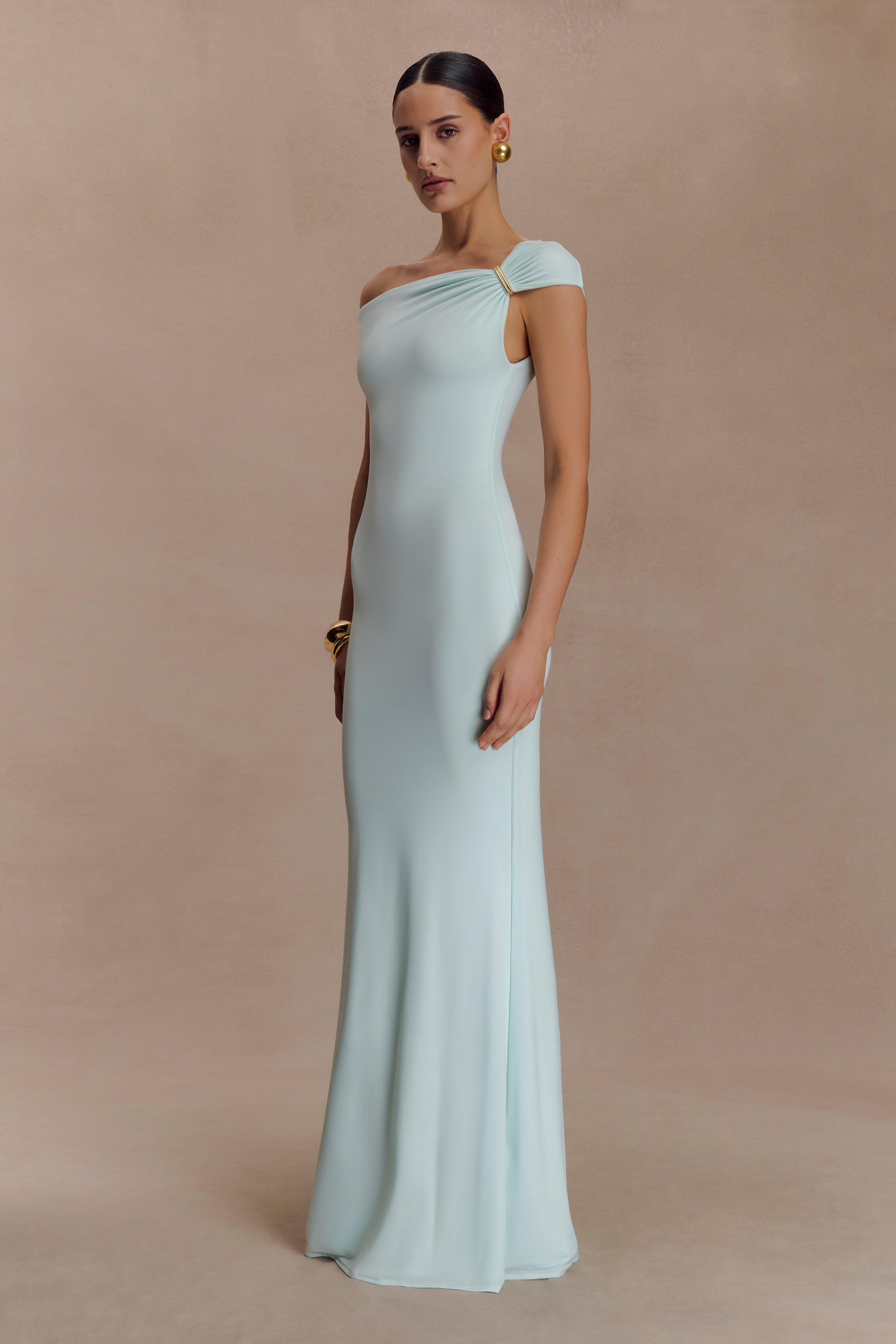 Kinsley Slinky Maxi Dress With Hardware