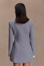Gretchen Suiting Mini Dress in Black – Chic&Drifts