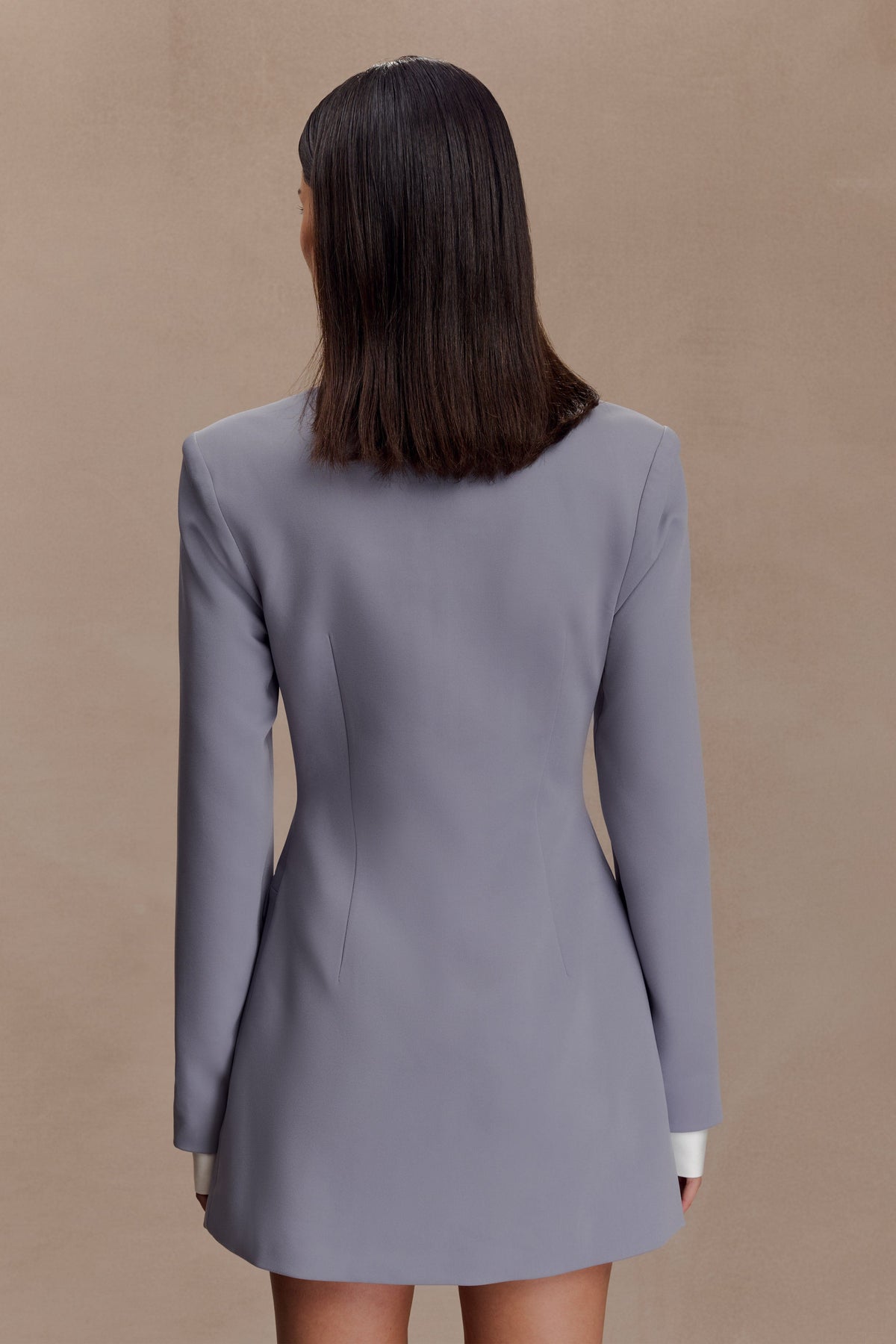 Gretchen Suiting Mini Dress in Black – Chic&Drifts