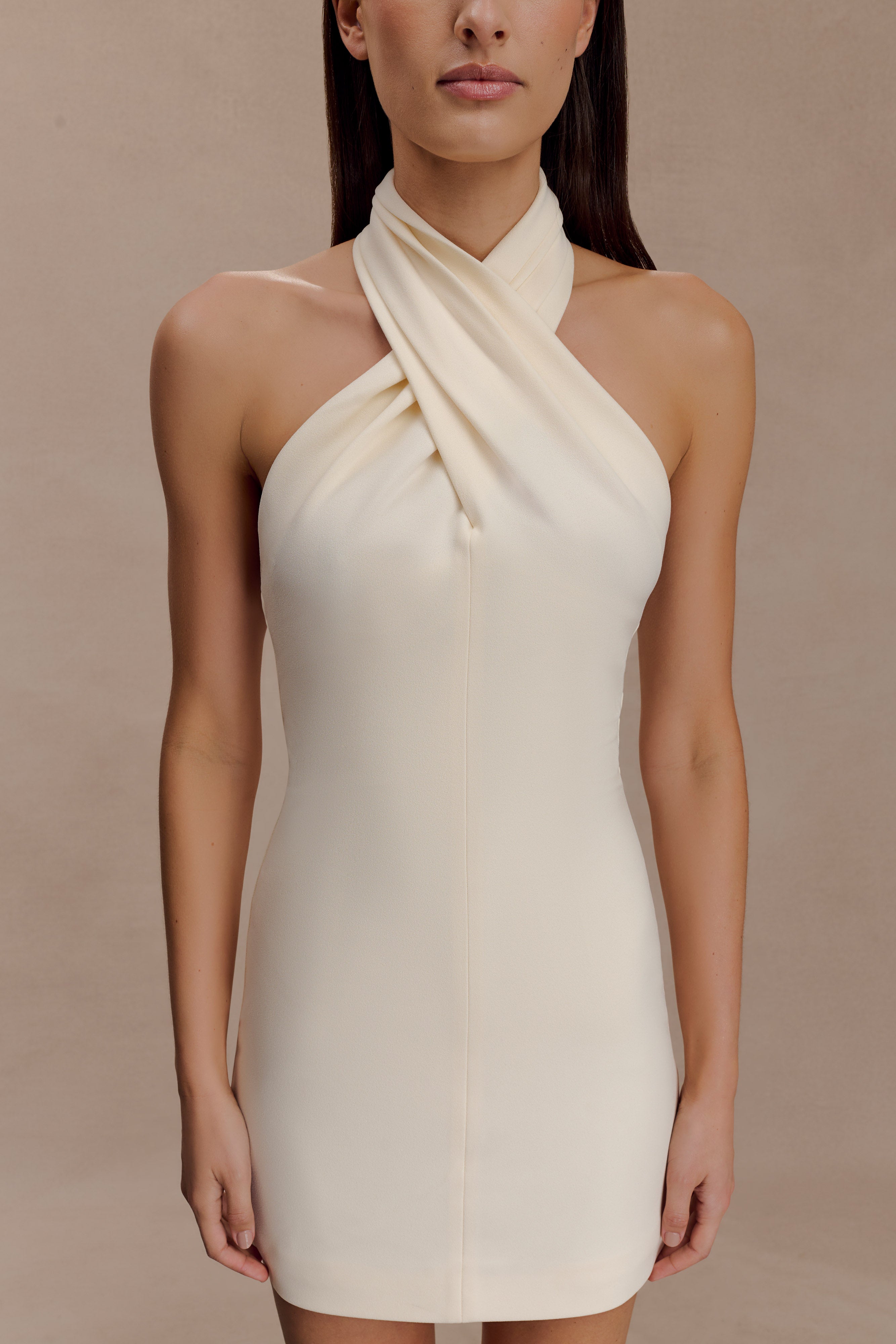 Christina Cross Over Mini Dress