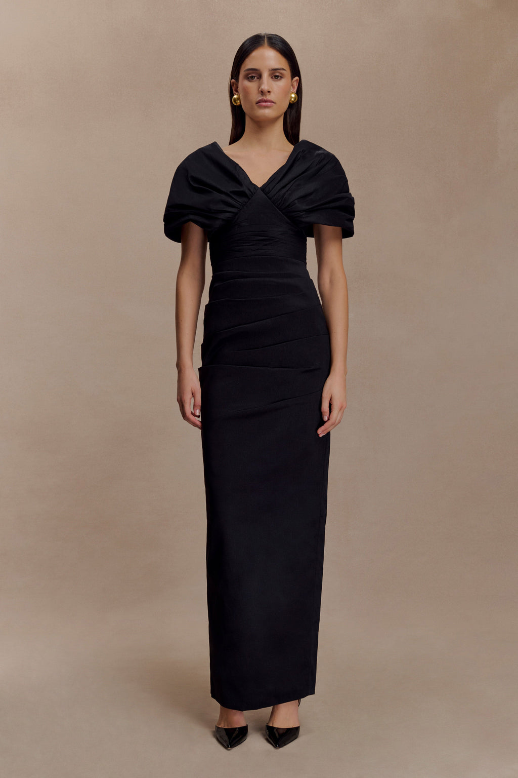 Thelma Bardot Maxi Dress