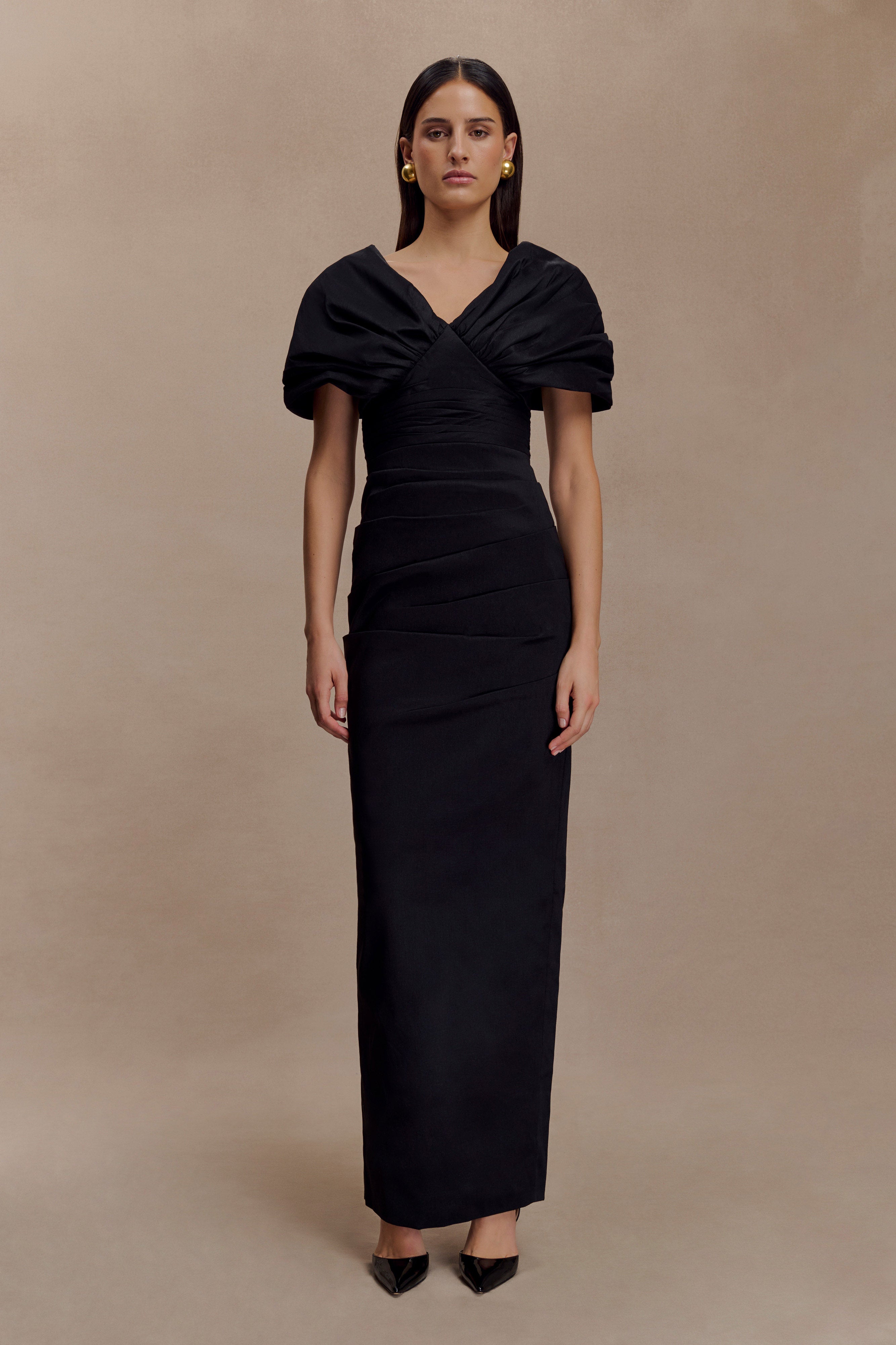 Thelma Bardot Maxi Dress