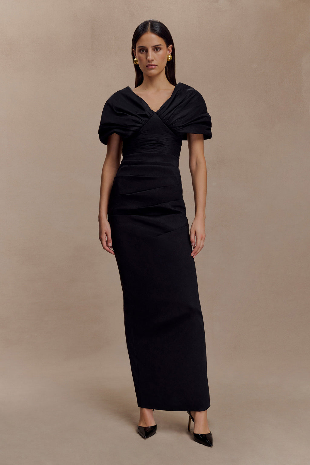 Thelma Bardot Maxi Dress