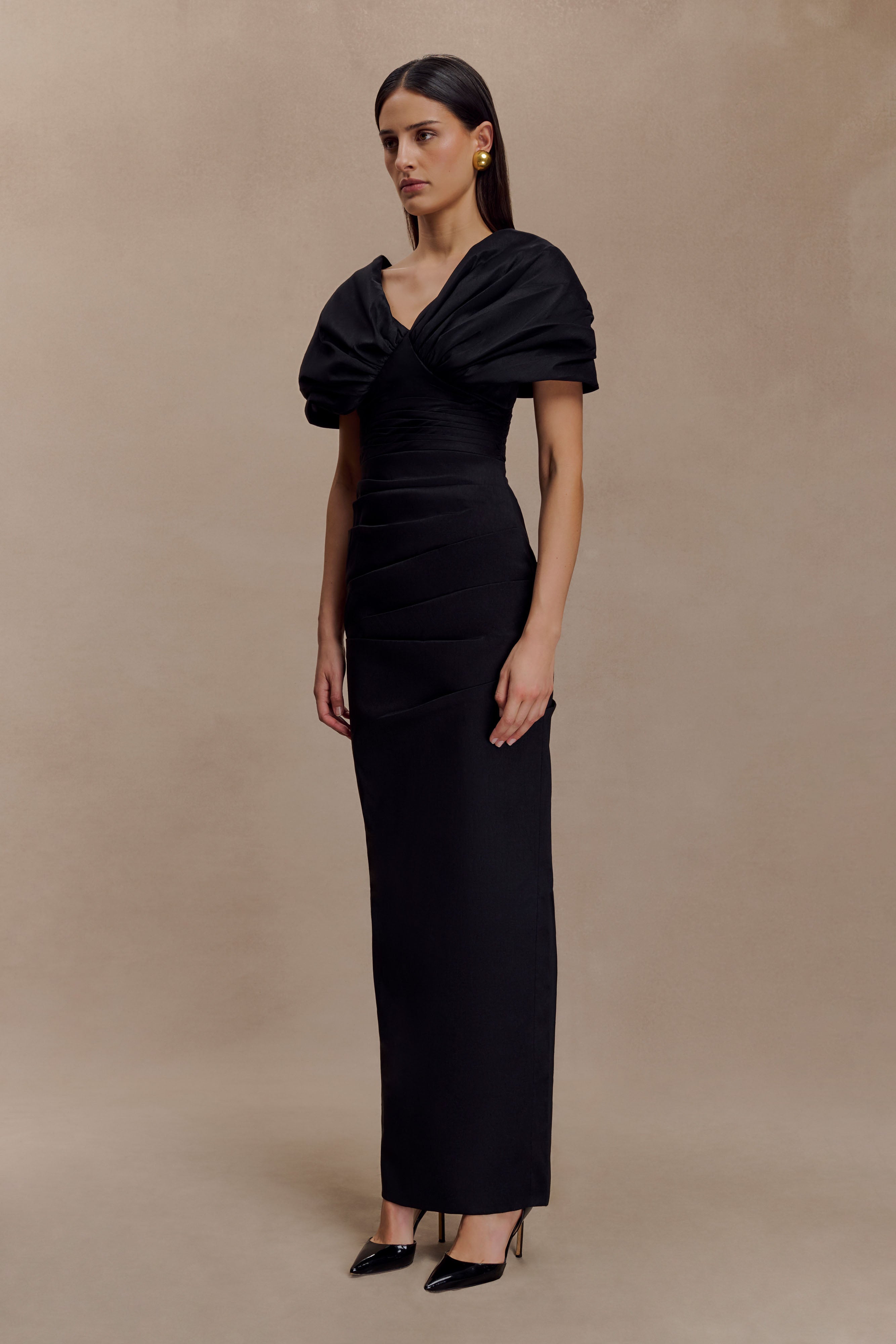 Thelma Bardot Maxi Dress